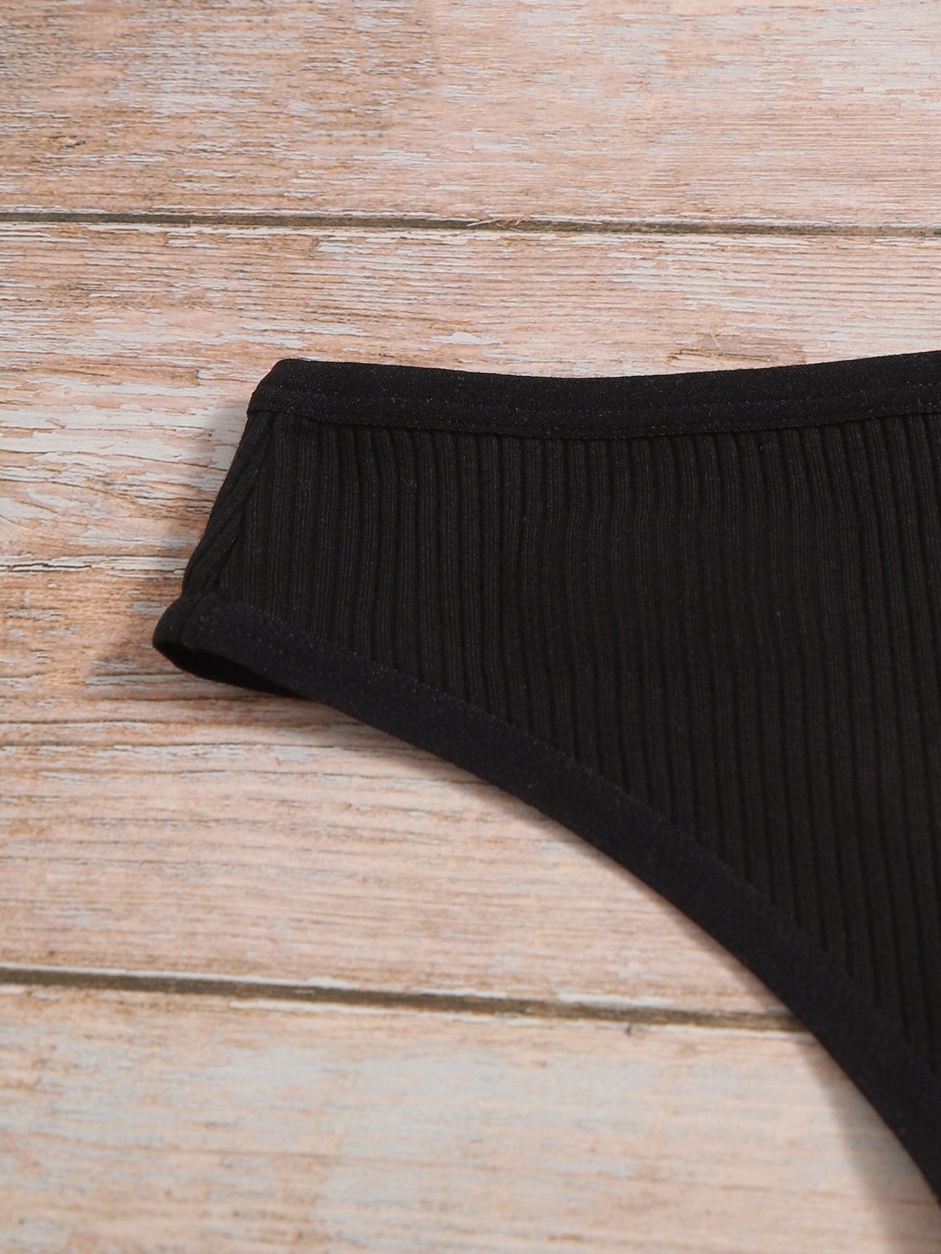 7pack Solid Rib Panty