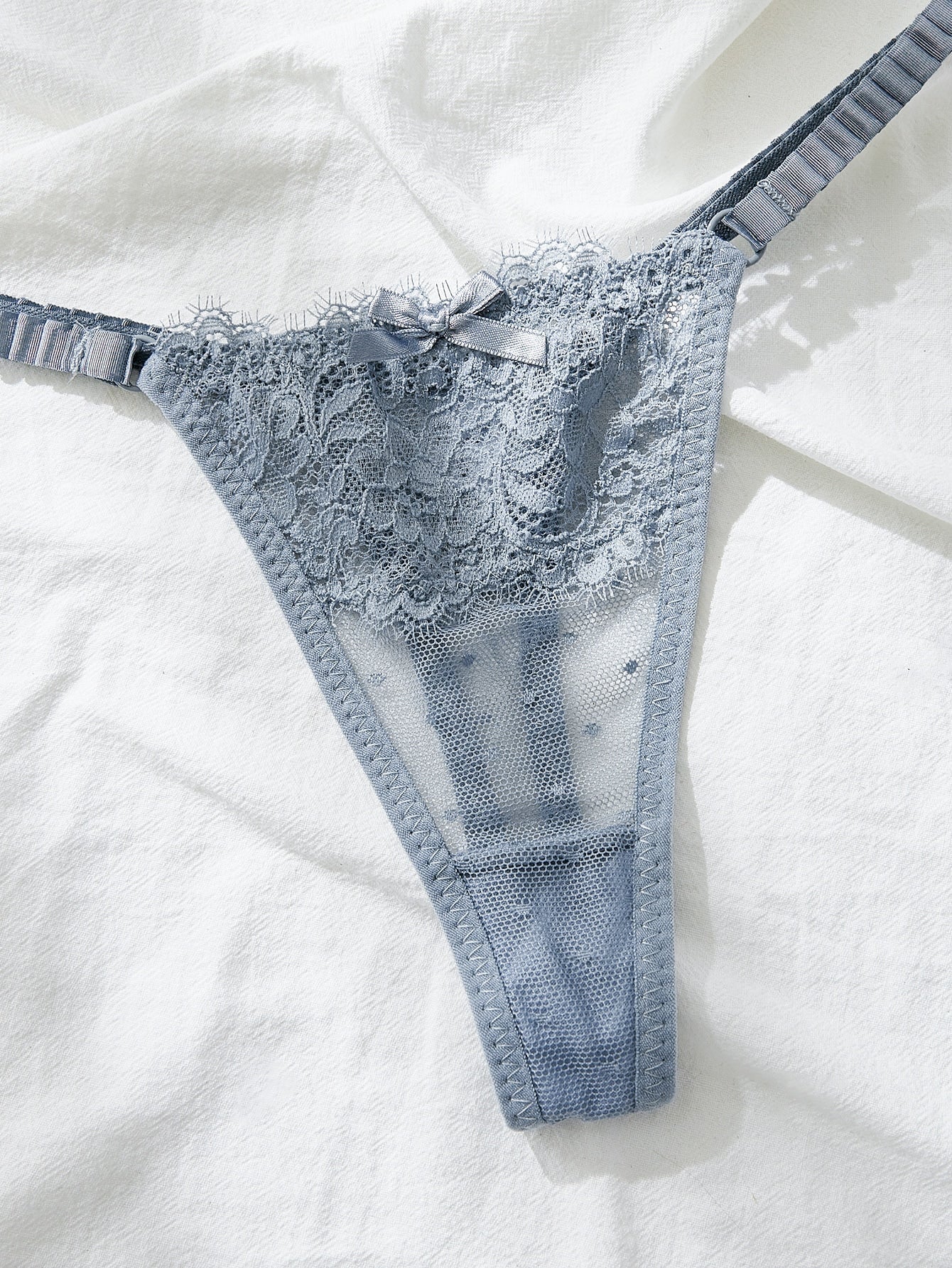 5pack Floral Lace Thong