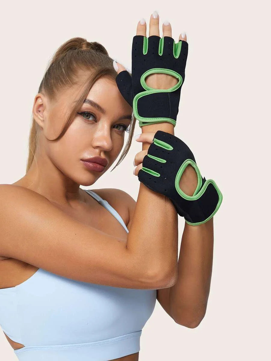 1pair Cycling Half-finger Fitness Gloves