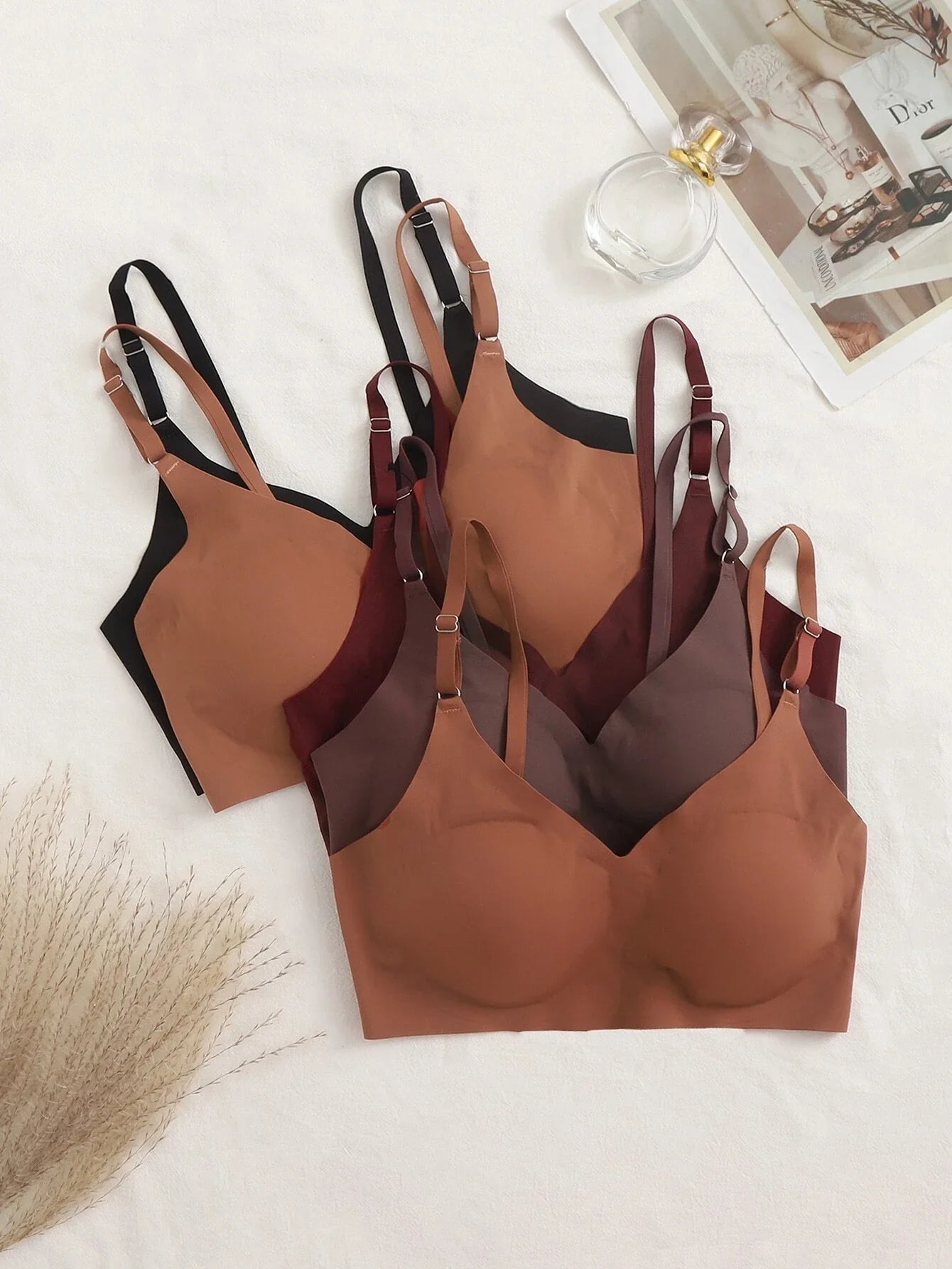 Basics Women Wireless Bra (5pcs/Pack) Multicolor 3