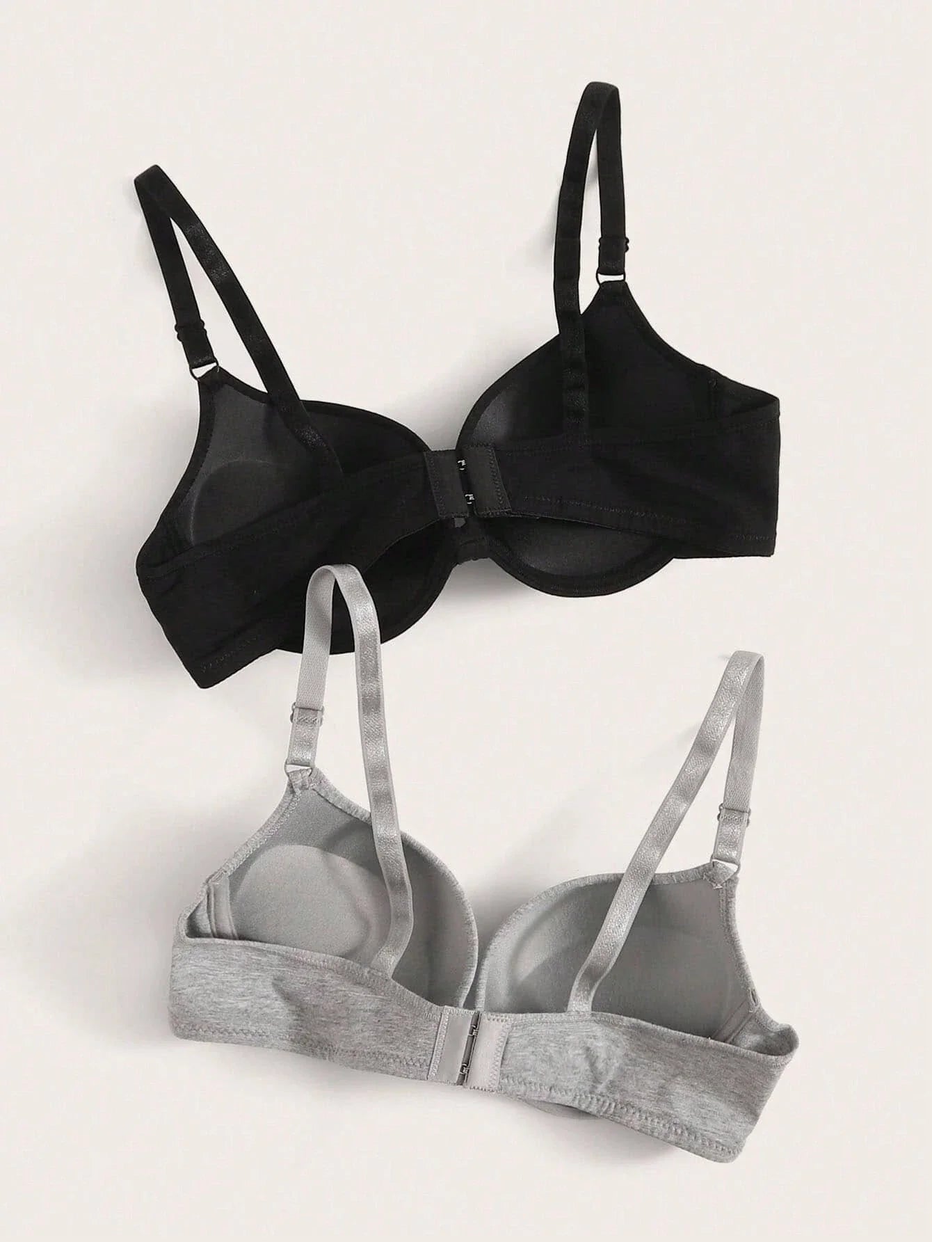 2pack Adjustable Strap Underwire Bra Set