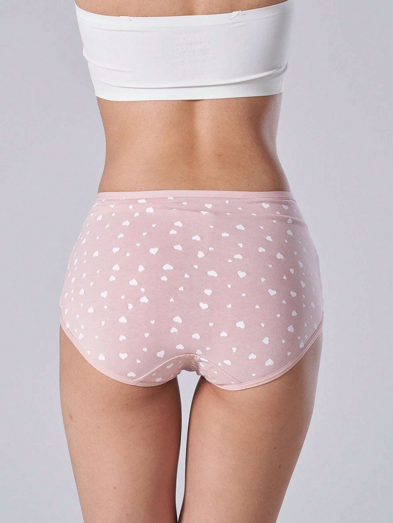 4pcs/Pack Women Plus Size Comfortable Breathable Bikini Underwear