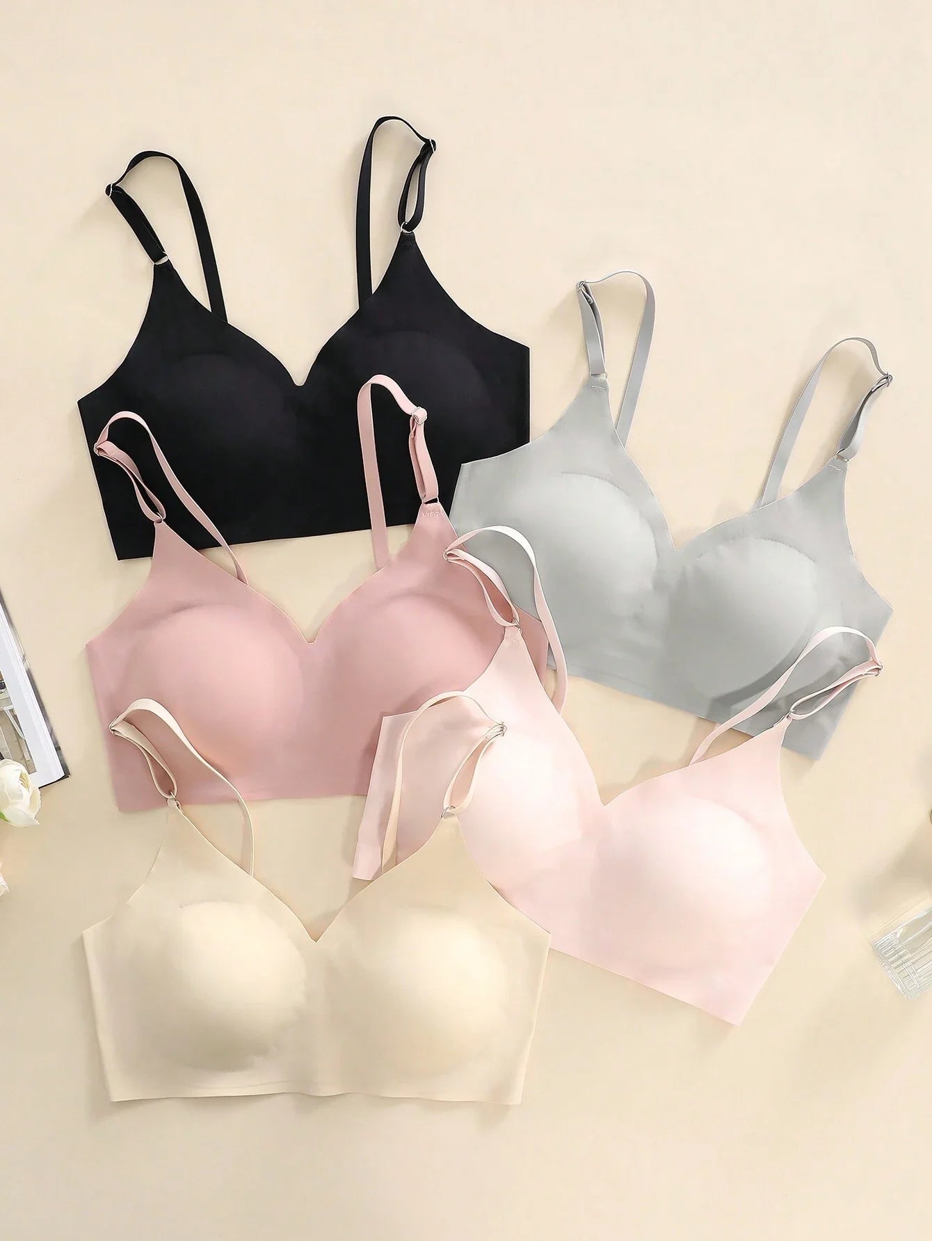 Basics Women Wireless Bra (5pcs/Pack)