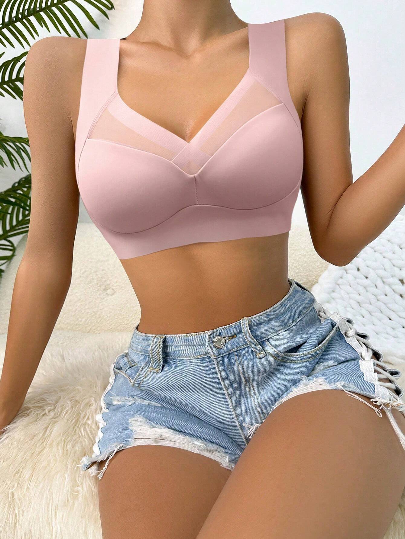 2pcs/Set Seamless Backless Bra