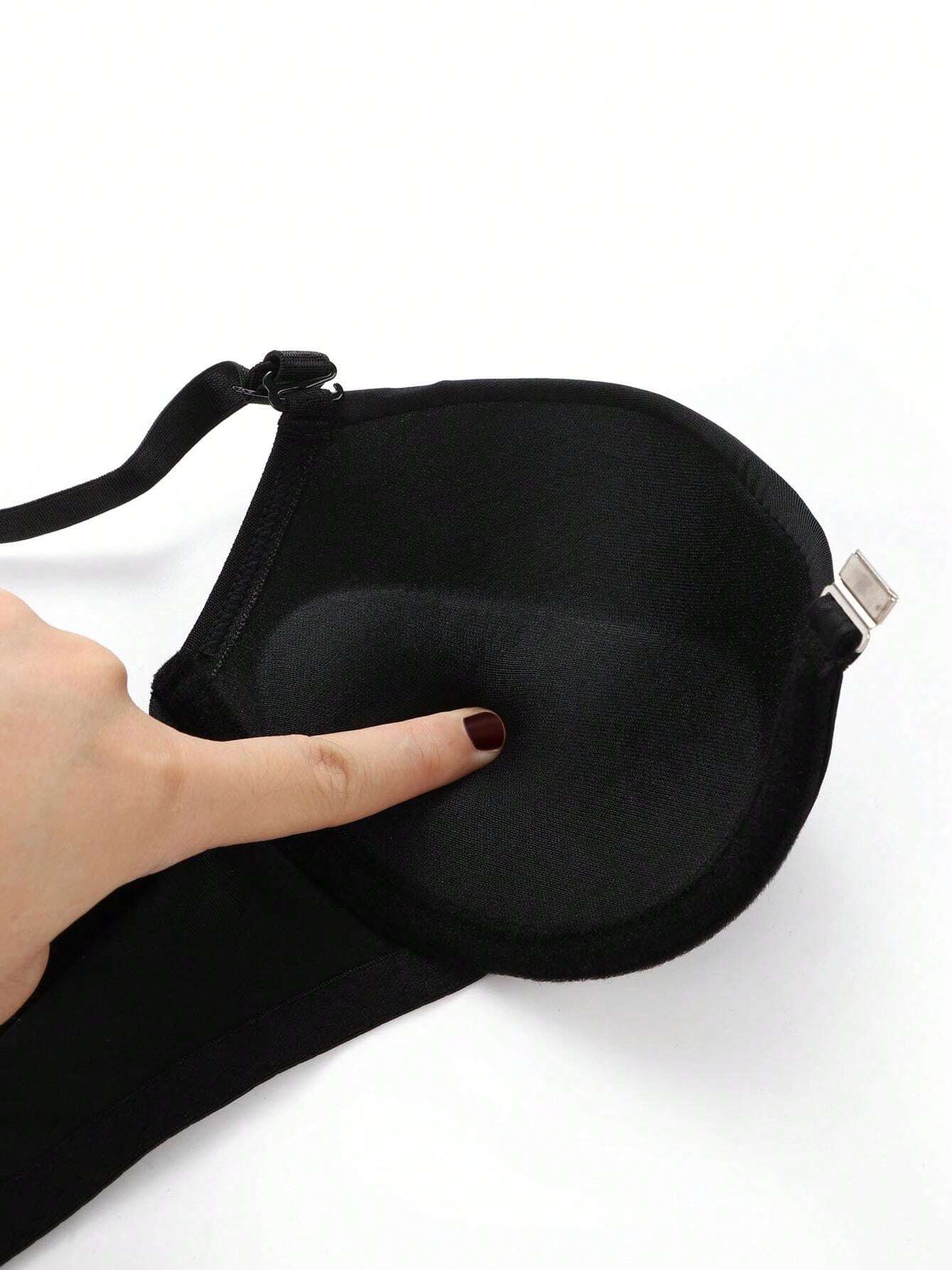 1Set Women's Lace Underwire Push Up Bra &Panties Set, Lingerie