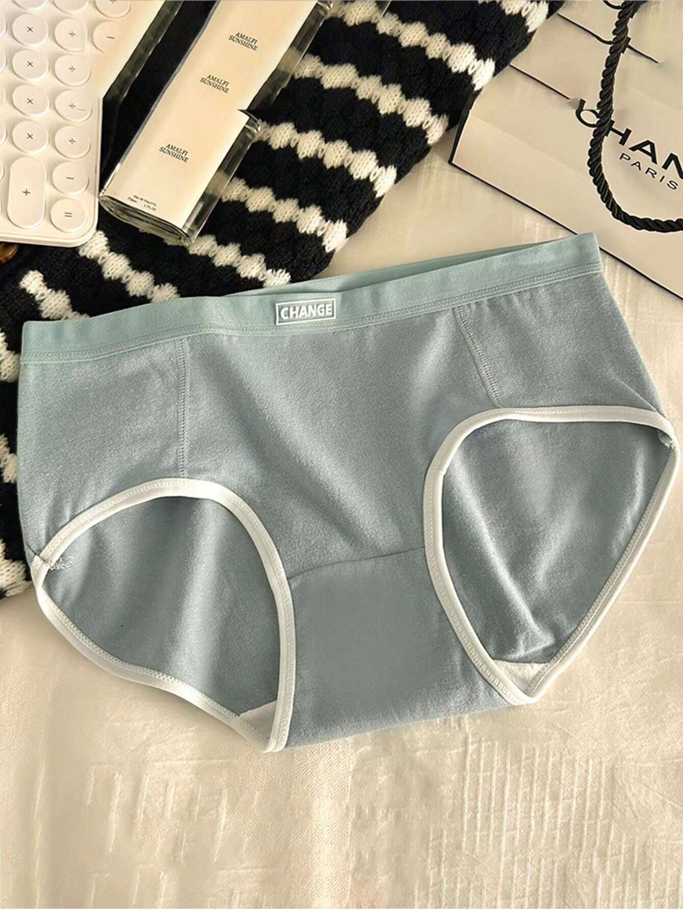 7pcs Women's Sexy Solid Color Triangle Underwear Set