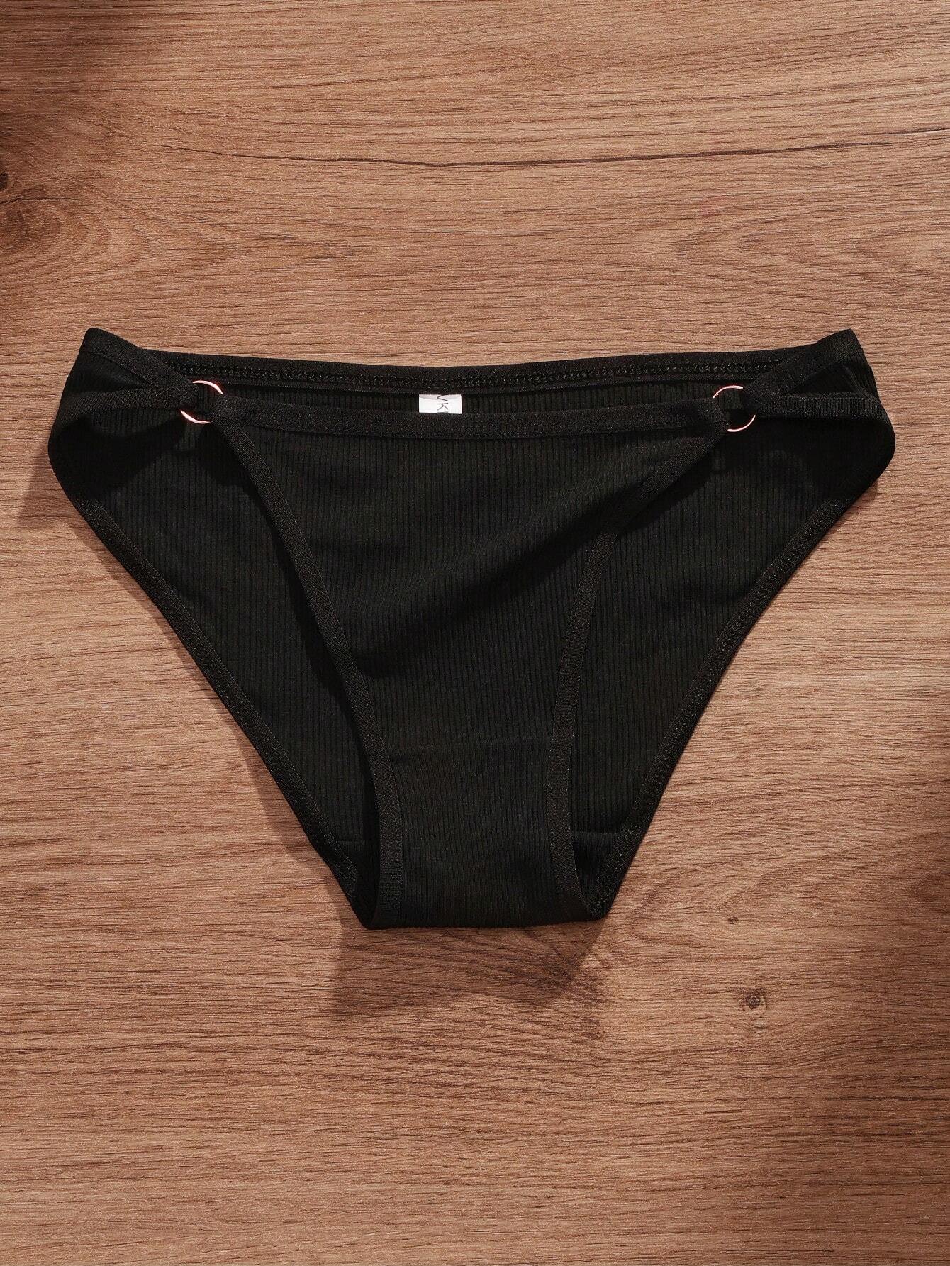 3PCS Women Sexy Low Rise Breathable Intimates Lingerie Soft Brief