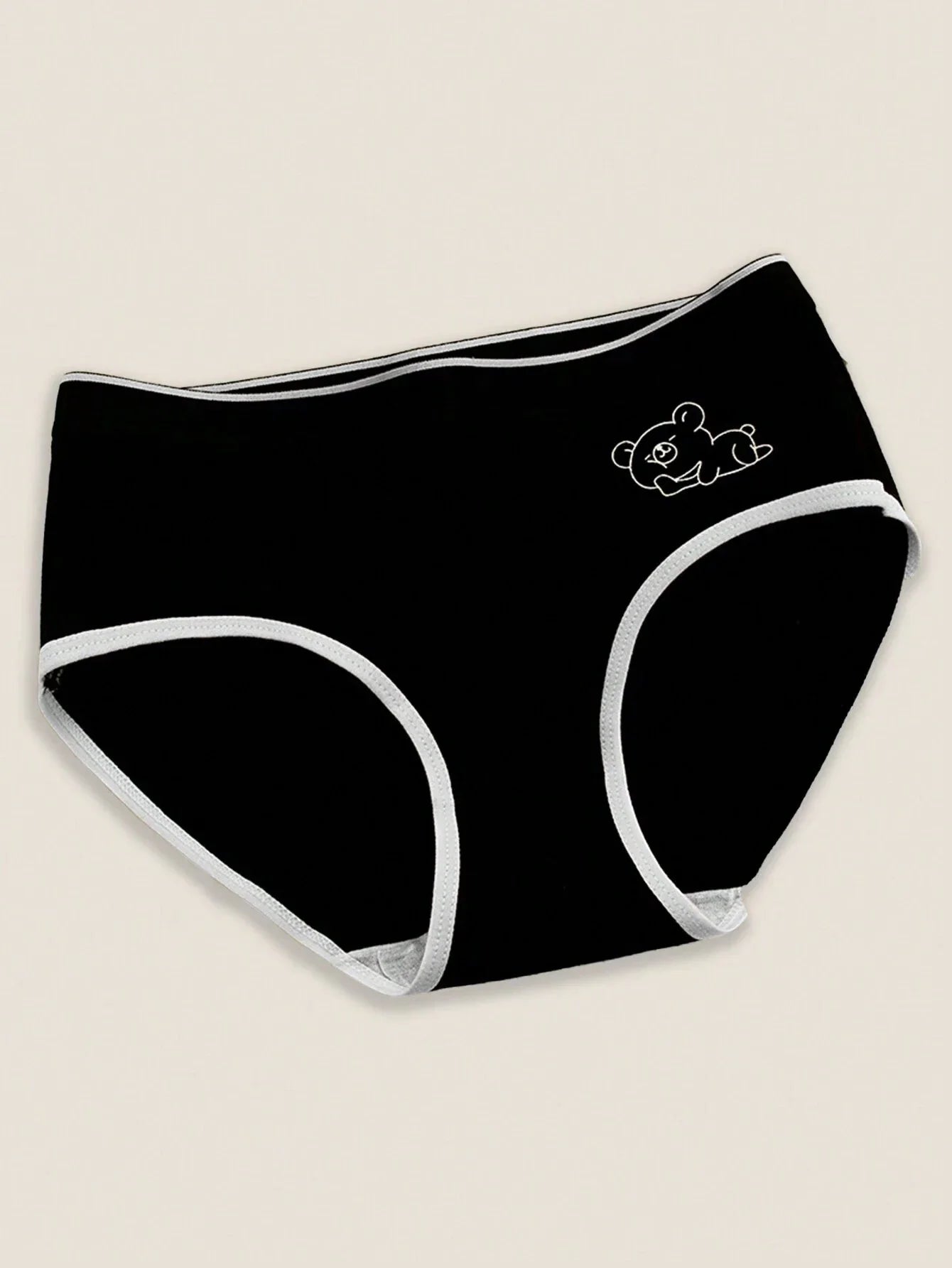 4-Pack Women Underwear Sexy Solid Color Briefs