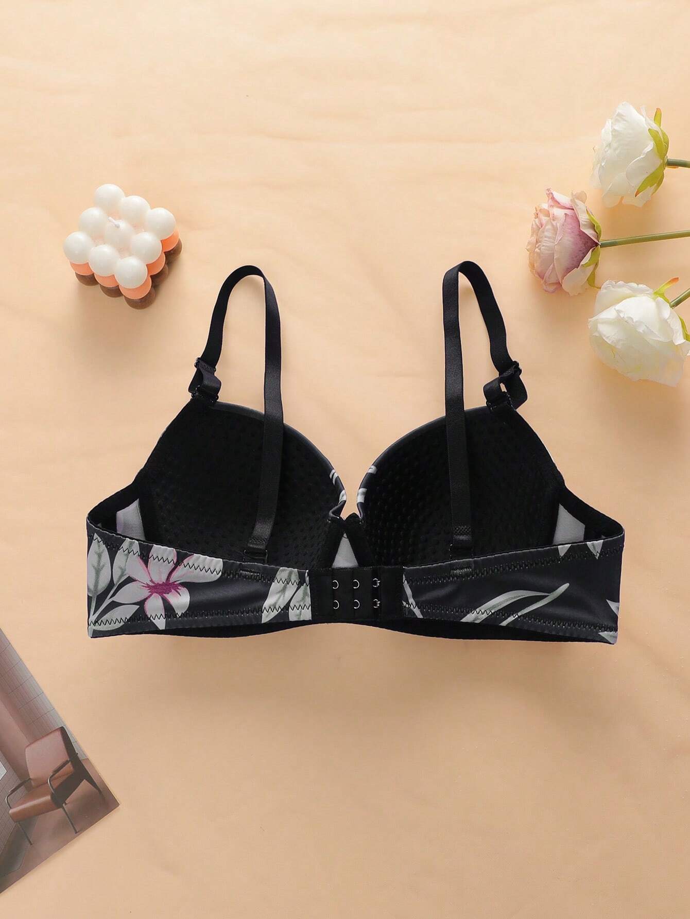 Leopard Print Push Up Underwire Lingerie Set