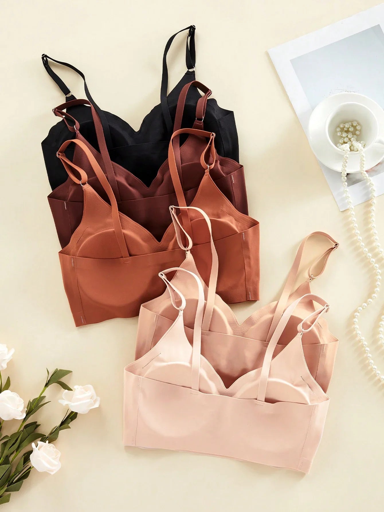 Basics Women Wireless Bra (5pcs/Pack)