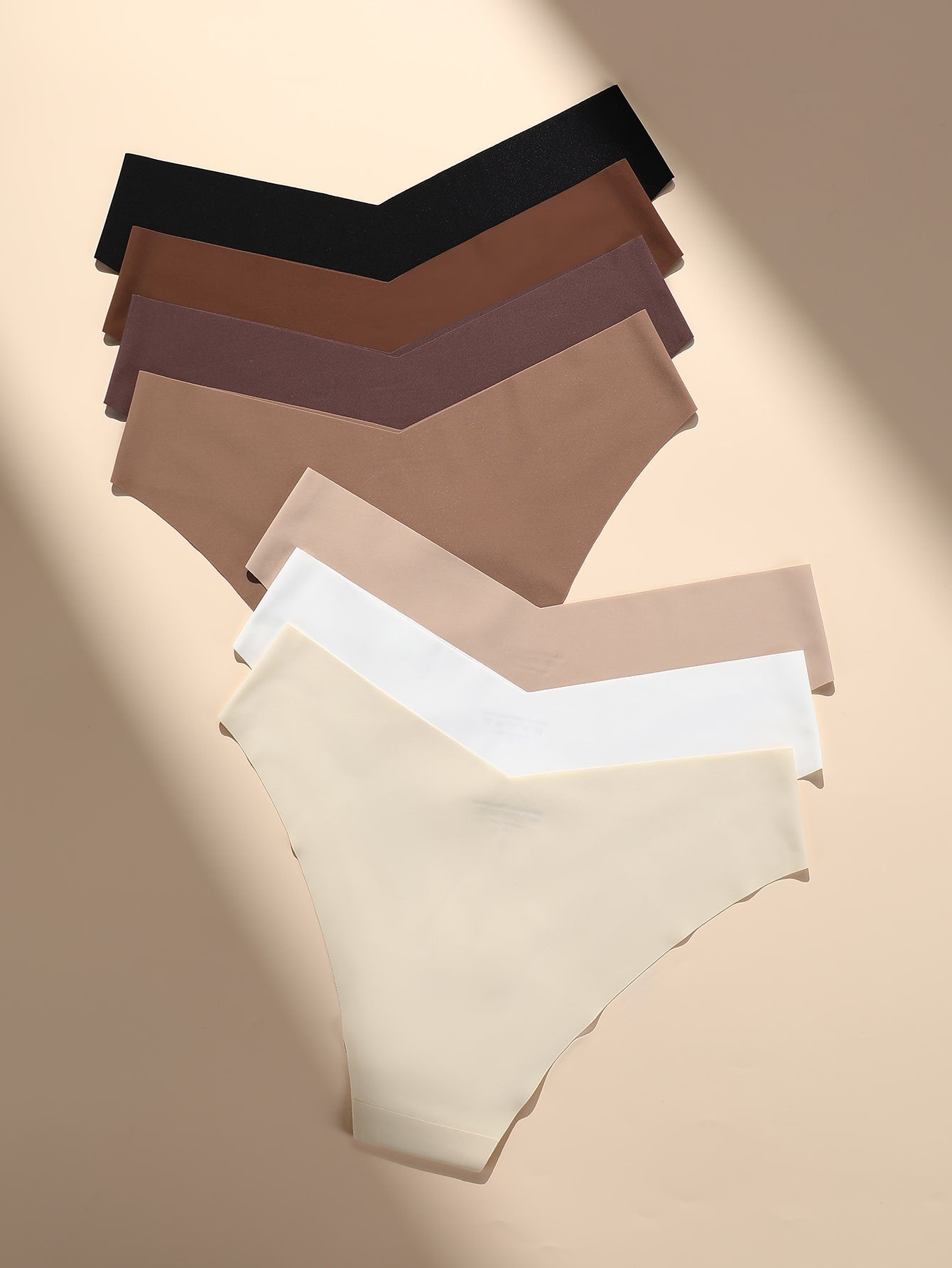 7pack Solid Simple Brief