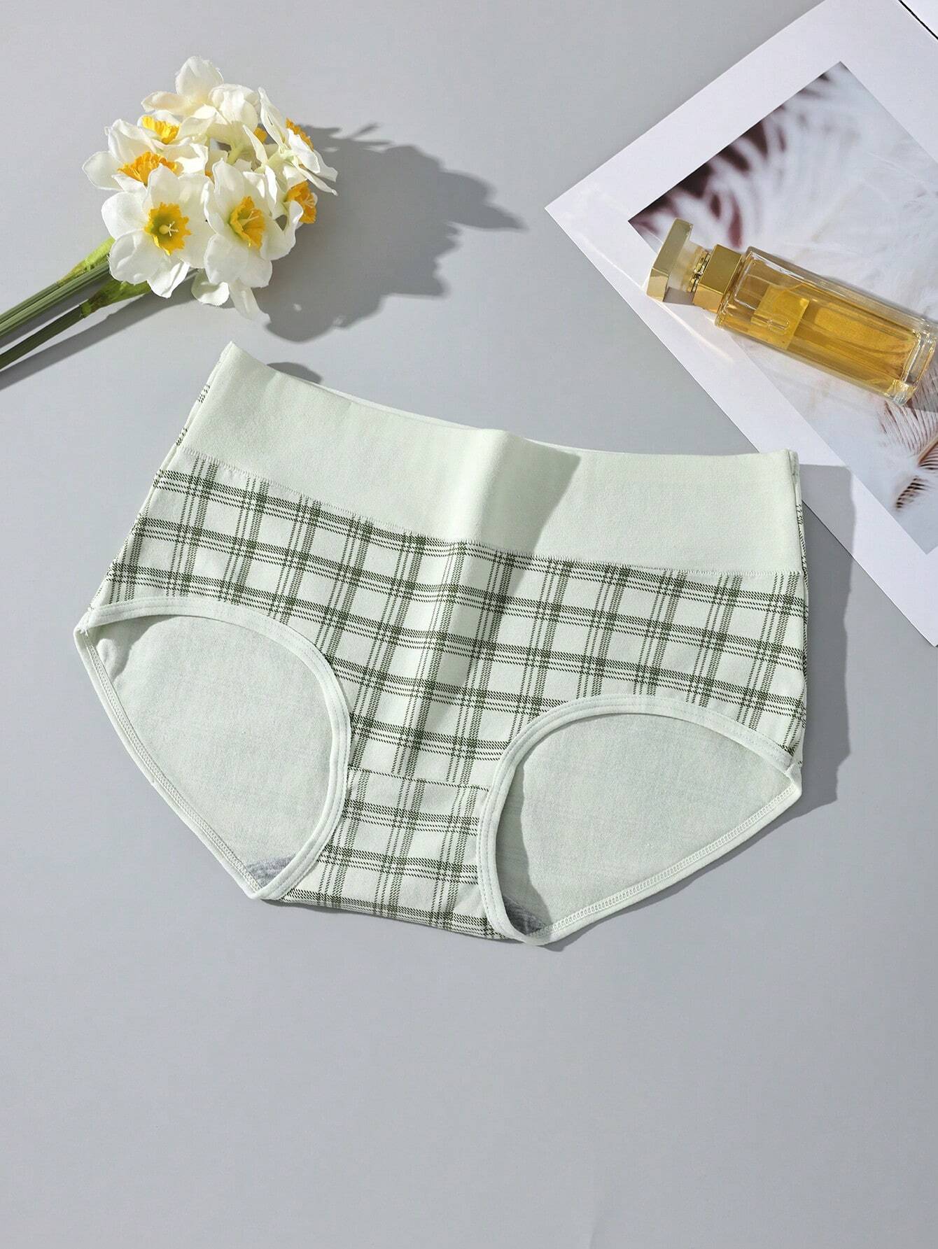 4pcs/Pack Comfortable &amp; Breathable Plus Size Ladies Underwear Briefs