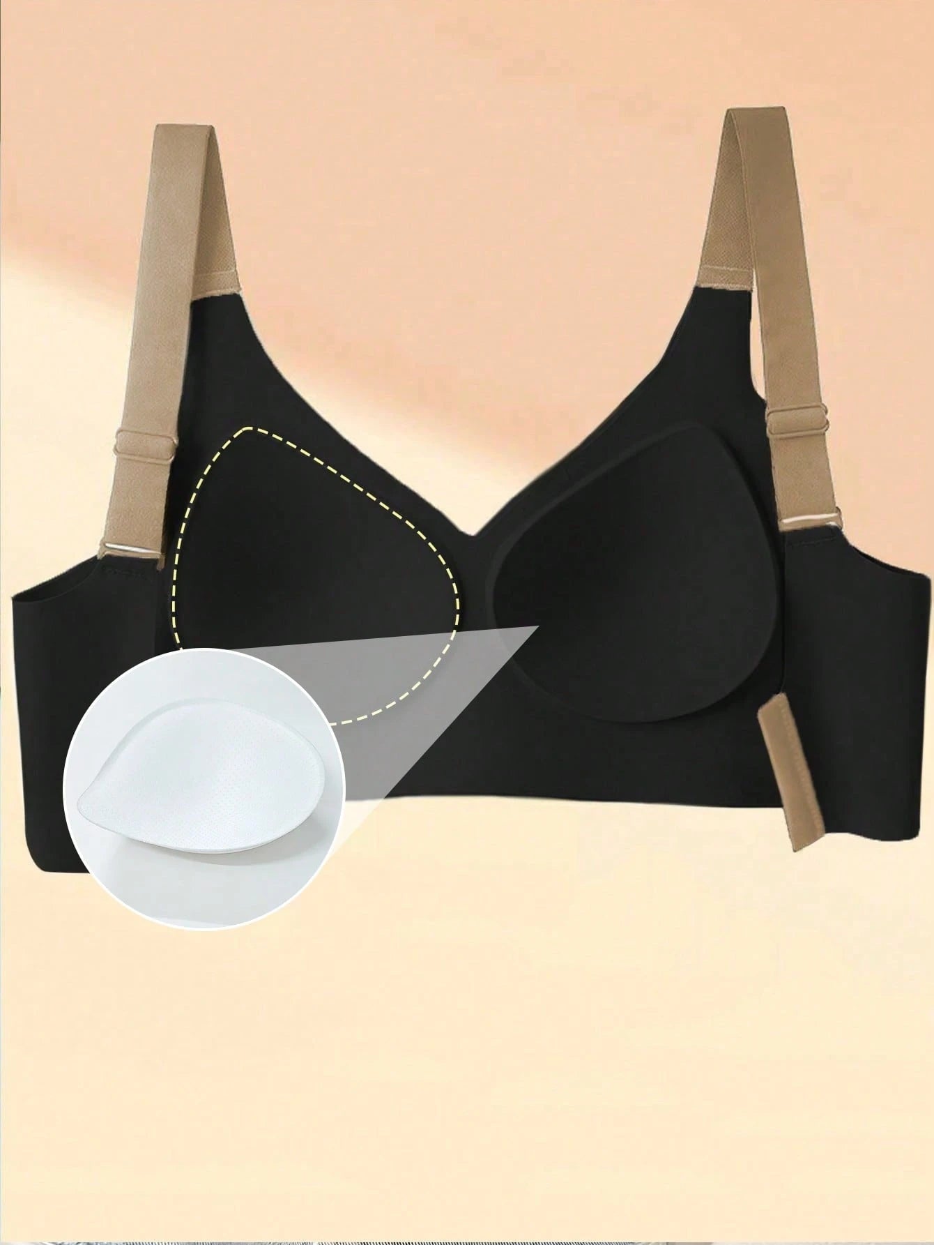 3pcs Seamless Wireless Bra