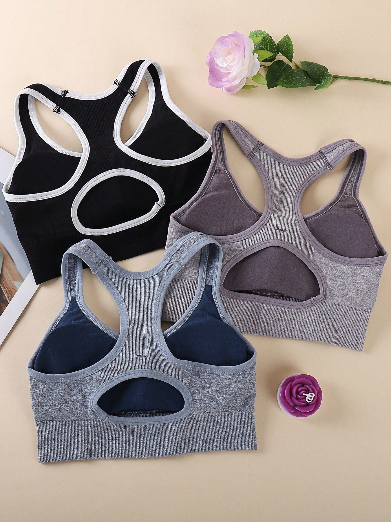 3pcs/Set Women Sporting Bra