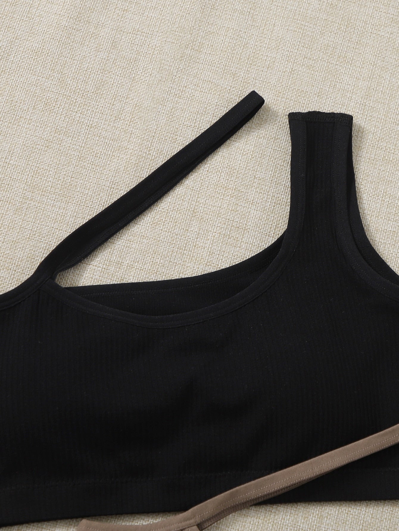 Yoga Sxy 3pcs Medium Support Asymmetrical Neck Sports Bra