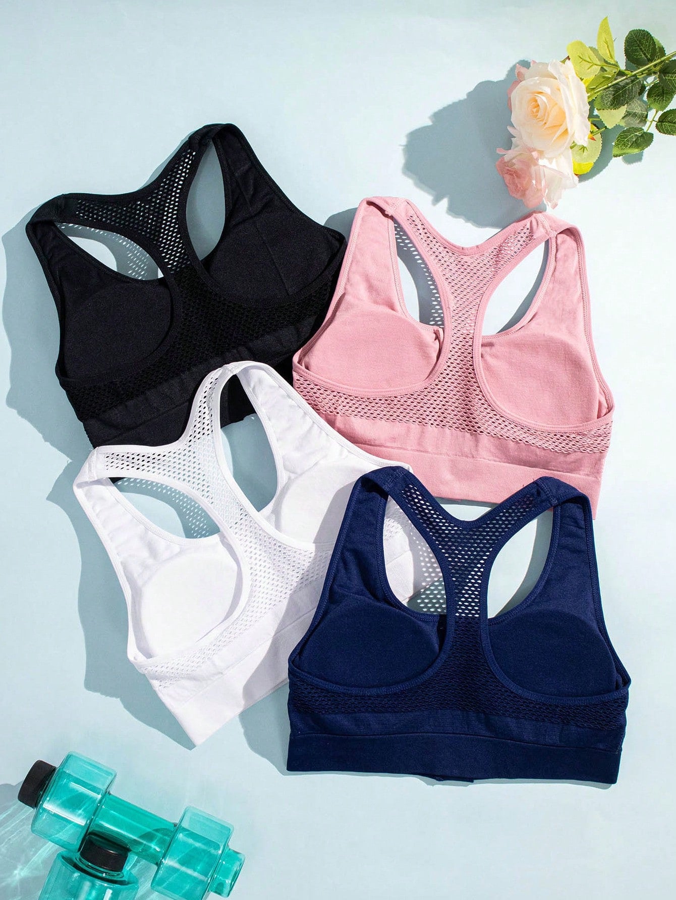 Front Zipper Elastic Short Style Women's Brassiere