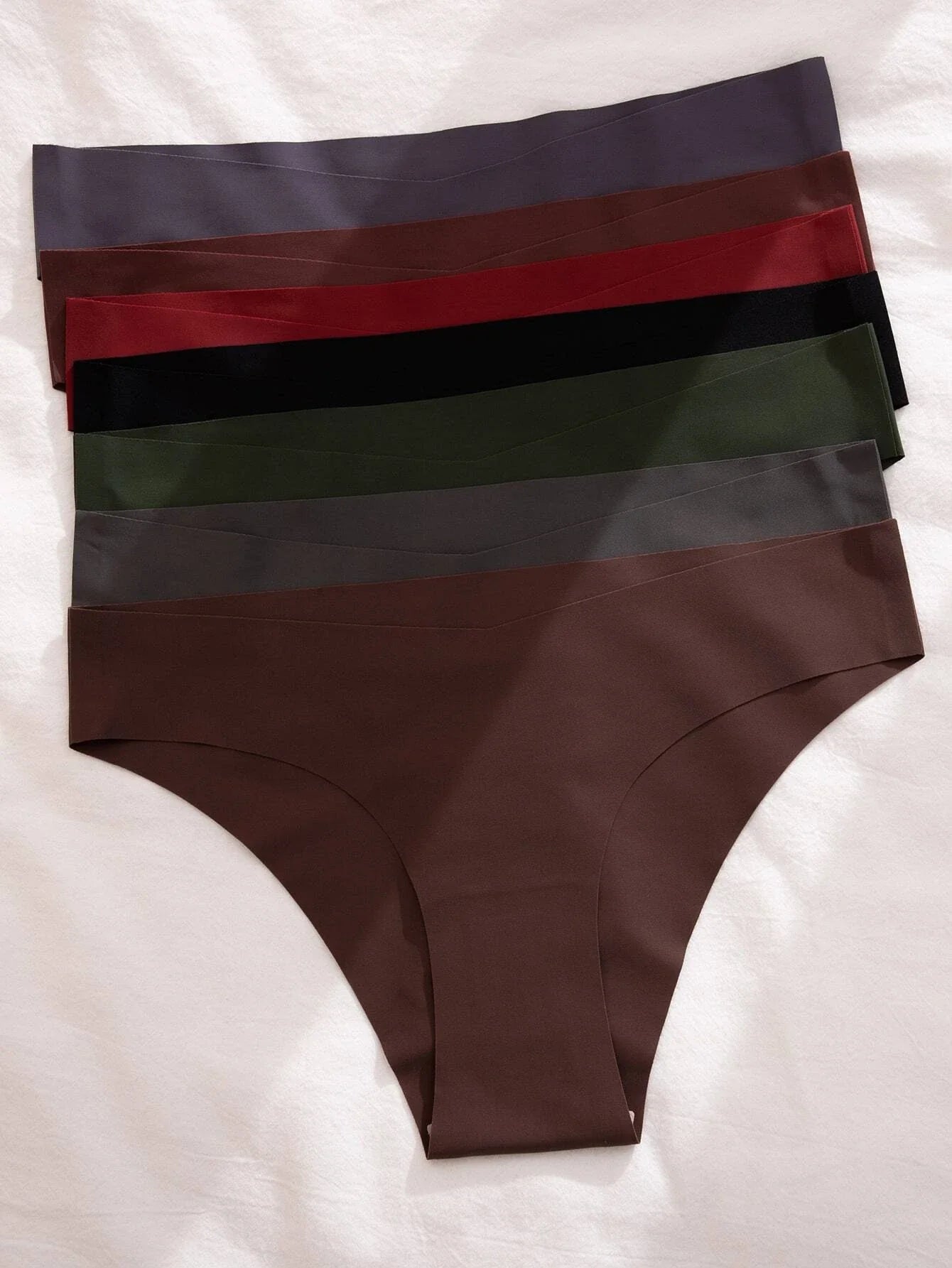 Underwear&amp;Sleepwear Basics 7pack Plain No Show Panty