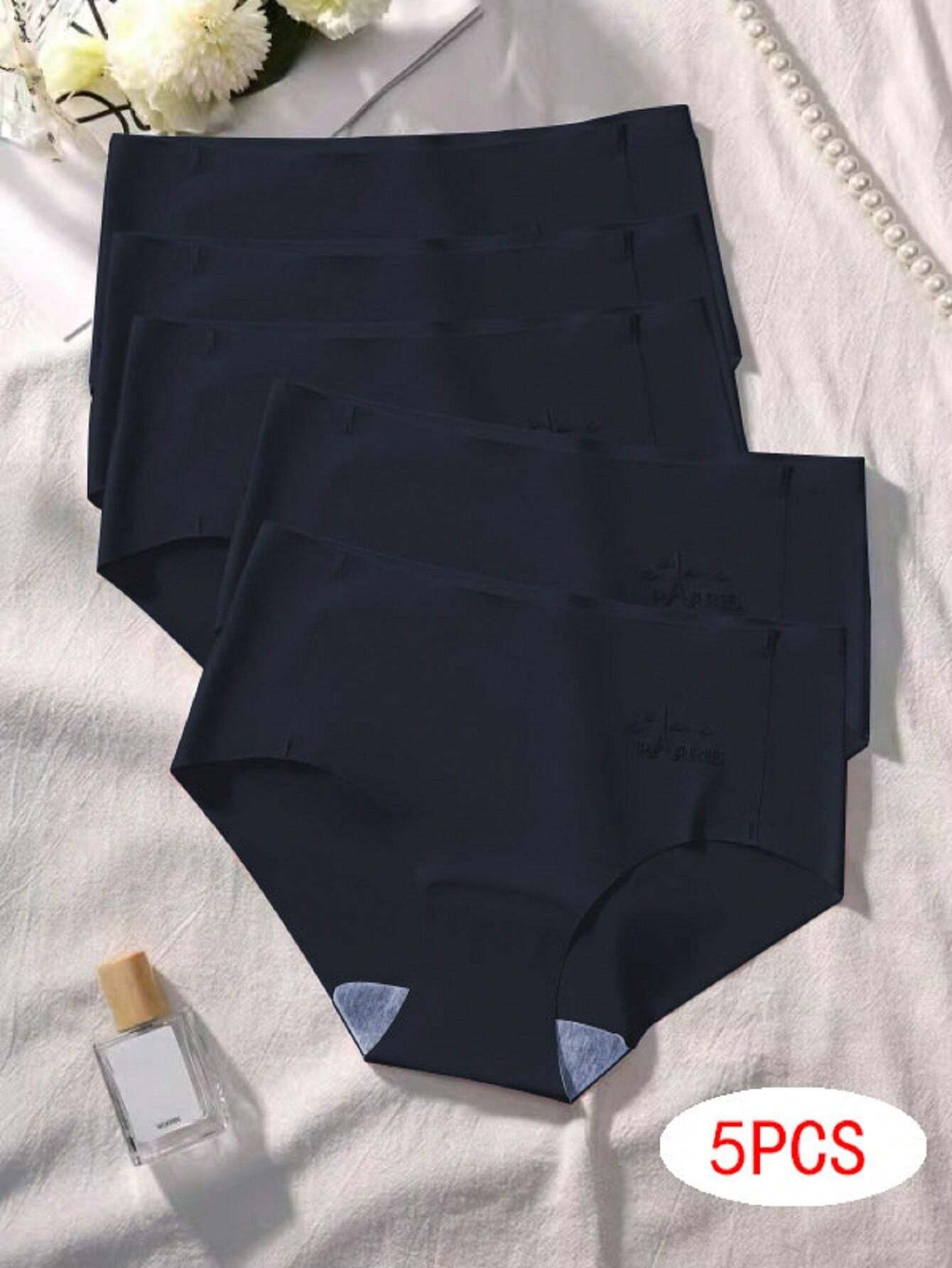 Basics 5pack Letter Graphic Panty