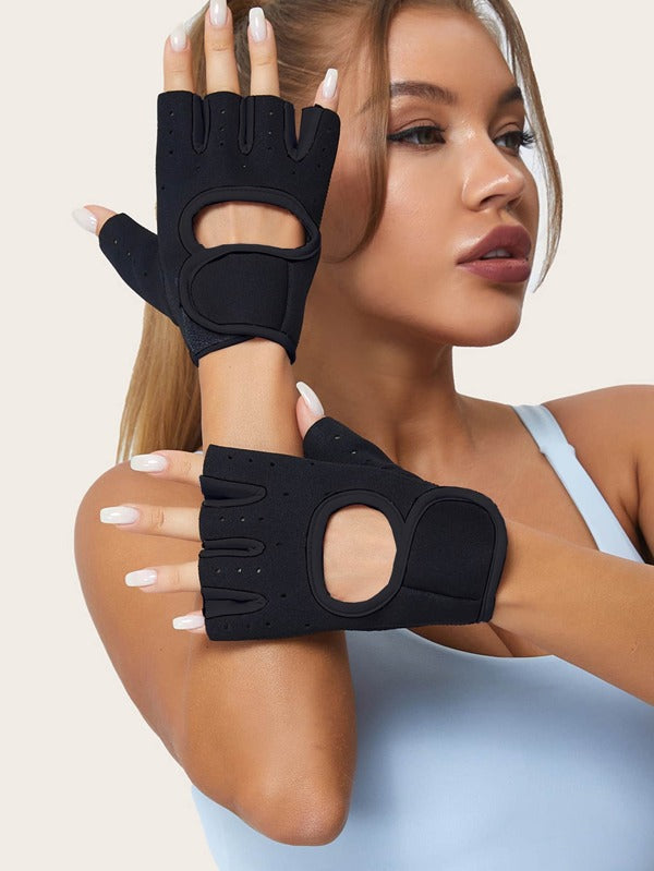 1pair Cycling Half-finger Fitness Gloves
