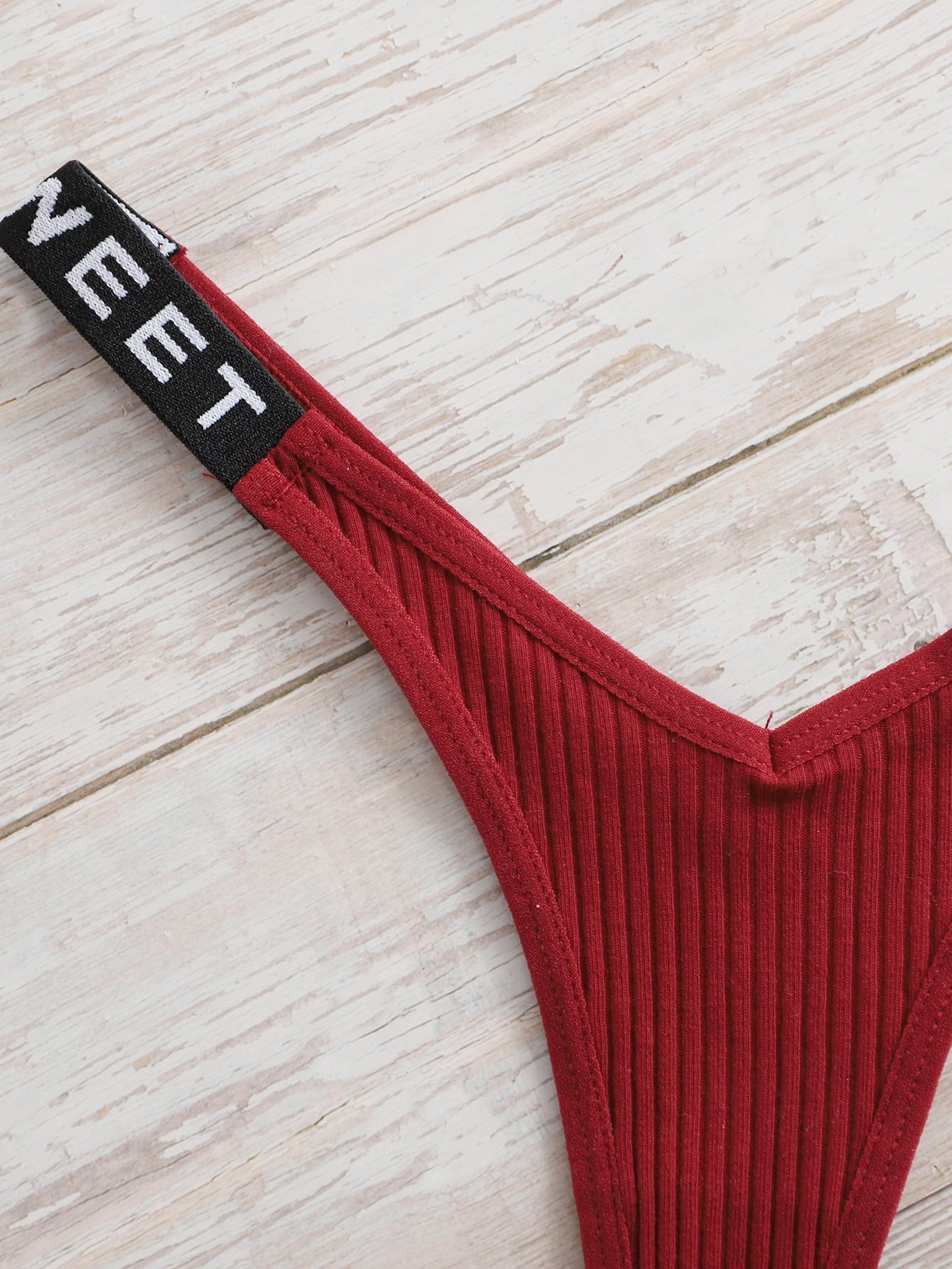 7pack Letter Tape Panty Set