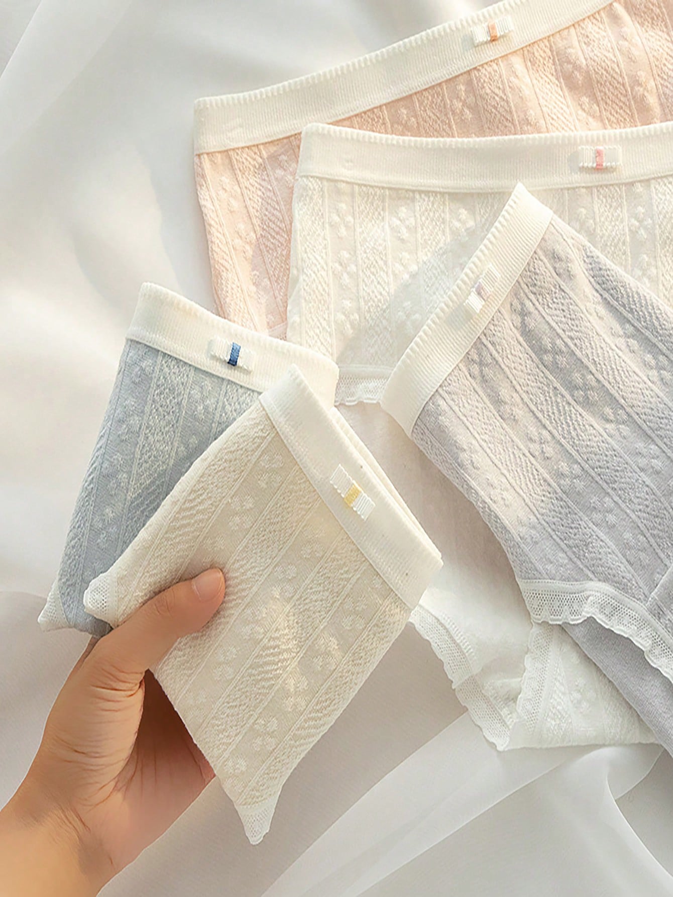 Solid Color Comfortable Panties