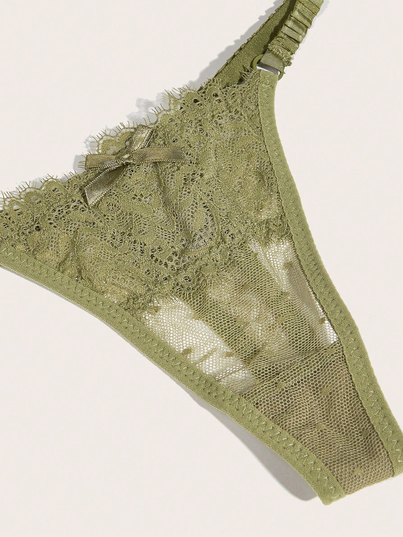 5pack Floral Lace Thong