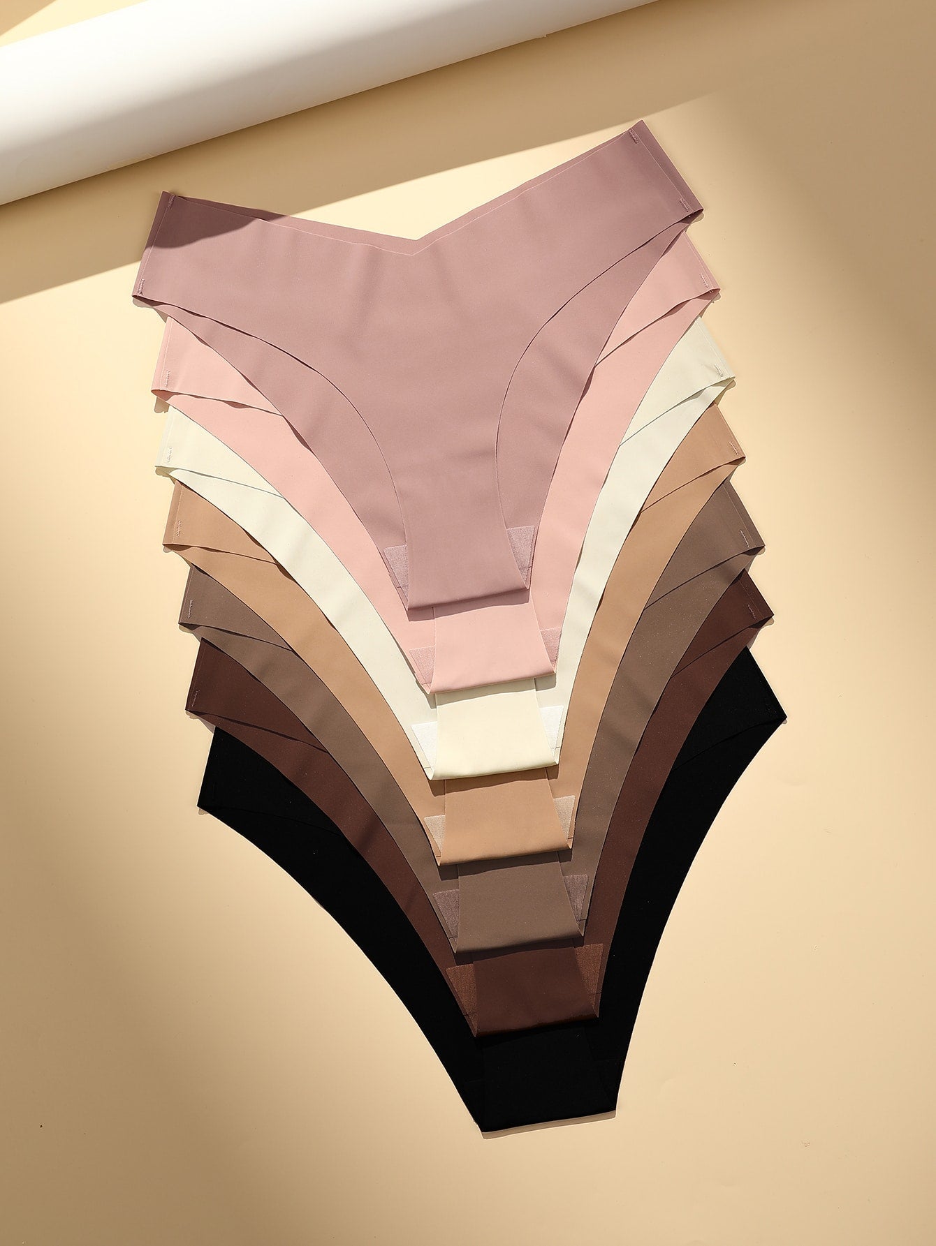 7pack Solid Simple Brief S Multicolor 4