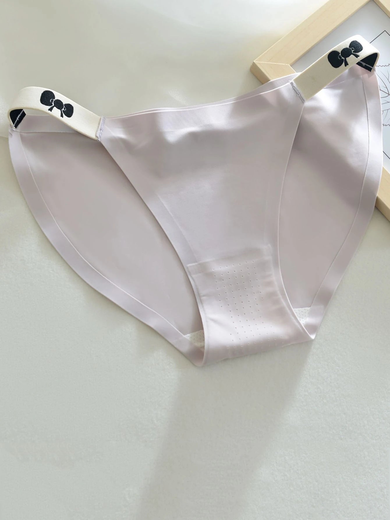 7pcs/Pack Women Cute Printed Ice Silk Breathable Hipster Panties