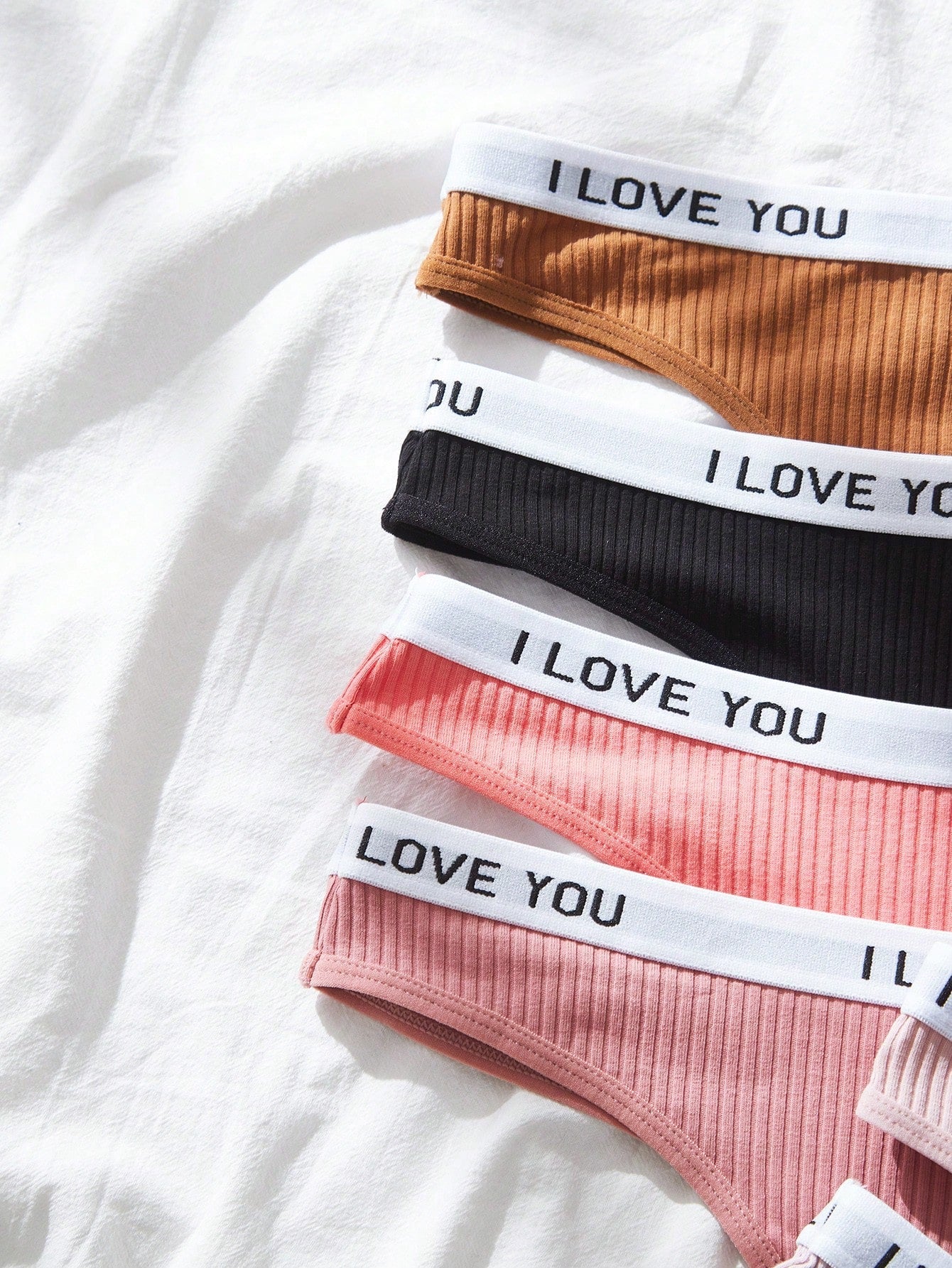 7pack Letter Tape Panty
