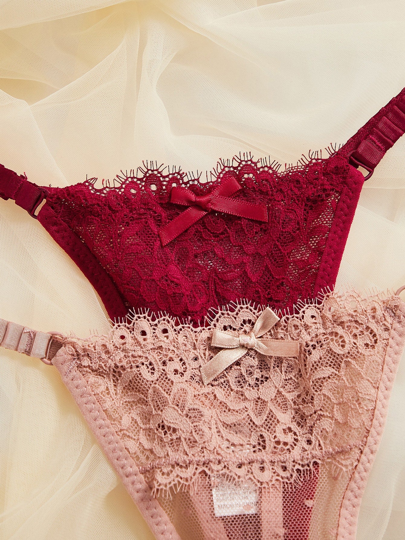 5pack Floral Lace Thong