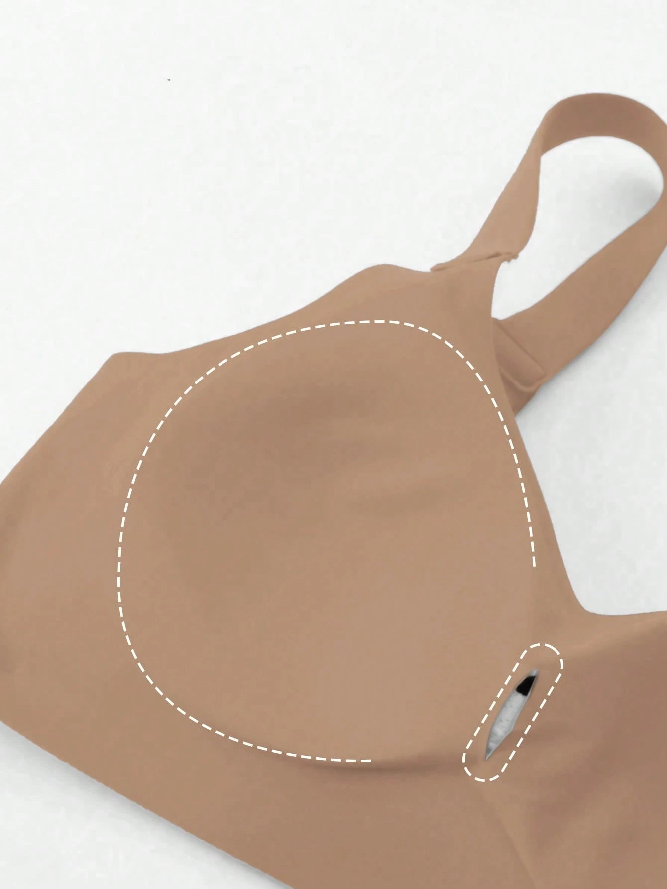 Seamless Backless Wireless Thin Adjustable Strap Bra