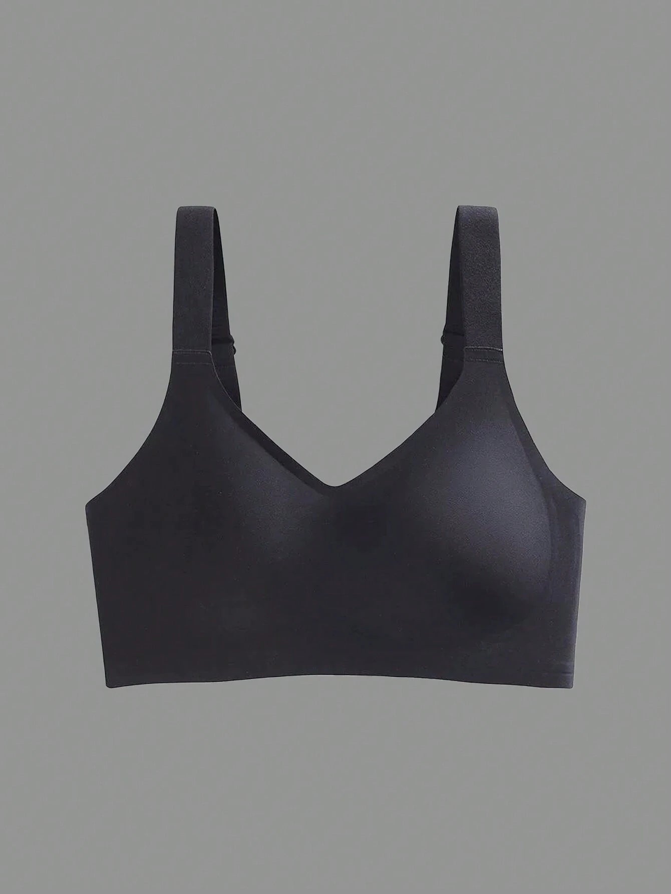 Seamless Backless Wireless Thin Adjustable Strap Bra