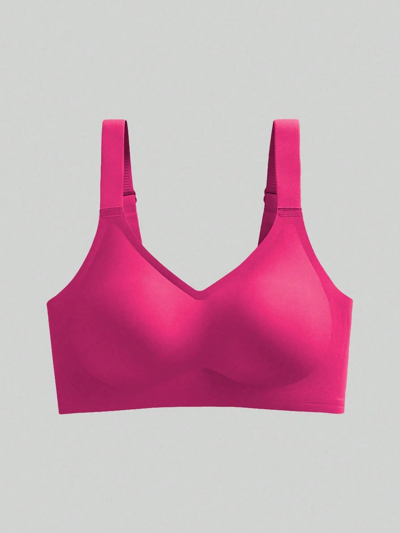 Seamless Backless Wireless Thin Adjustable Strap Bra