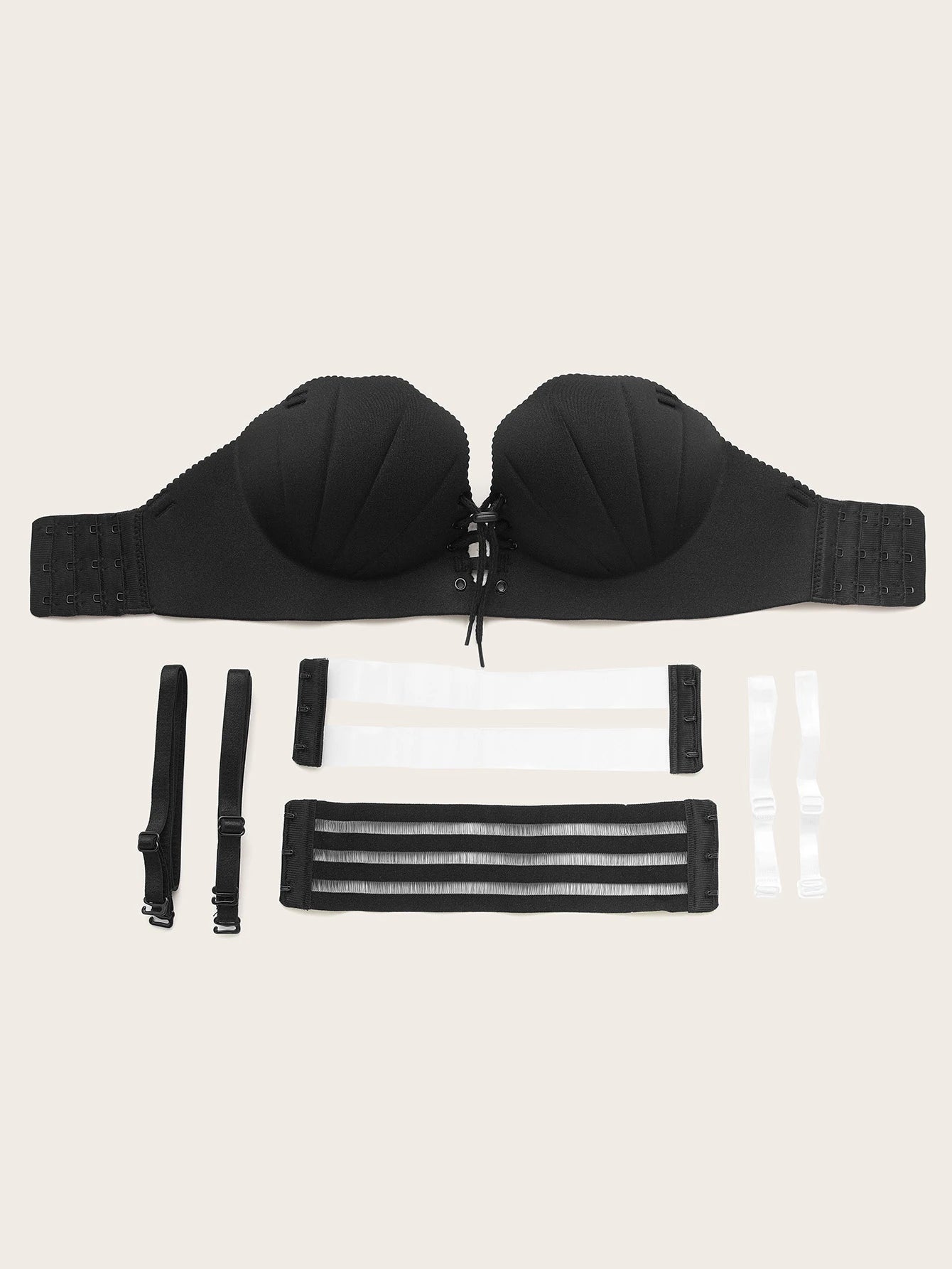 Crisscross Back Lace-up Bralette