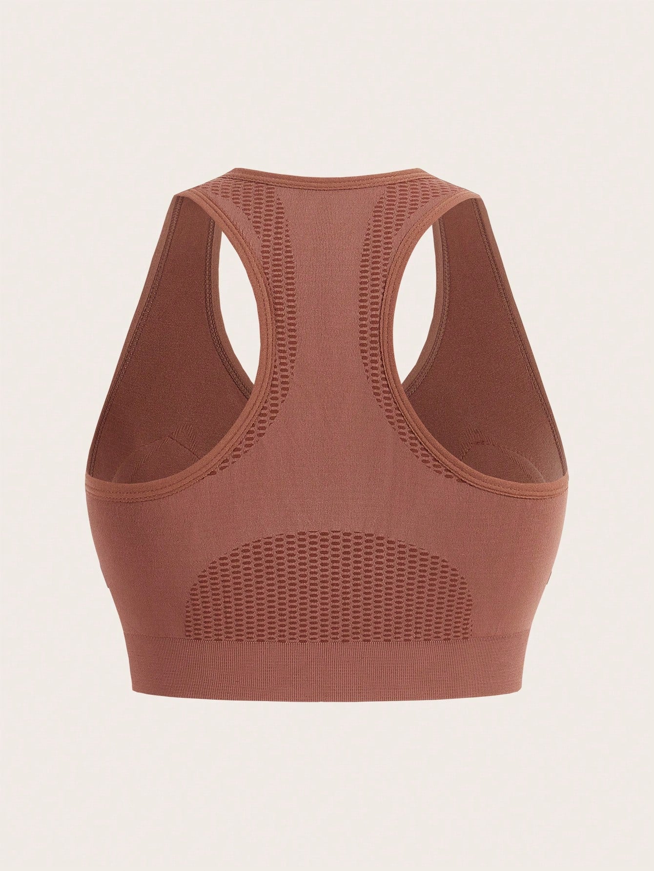 SHEIN Sport 2pcs Zip Up Ruched Front Sports Push Up Bra