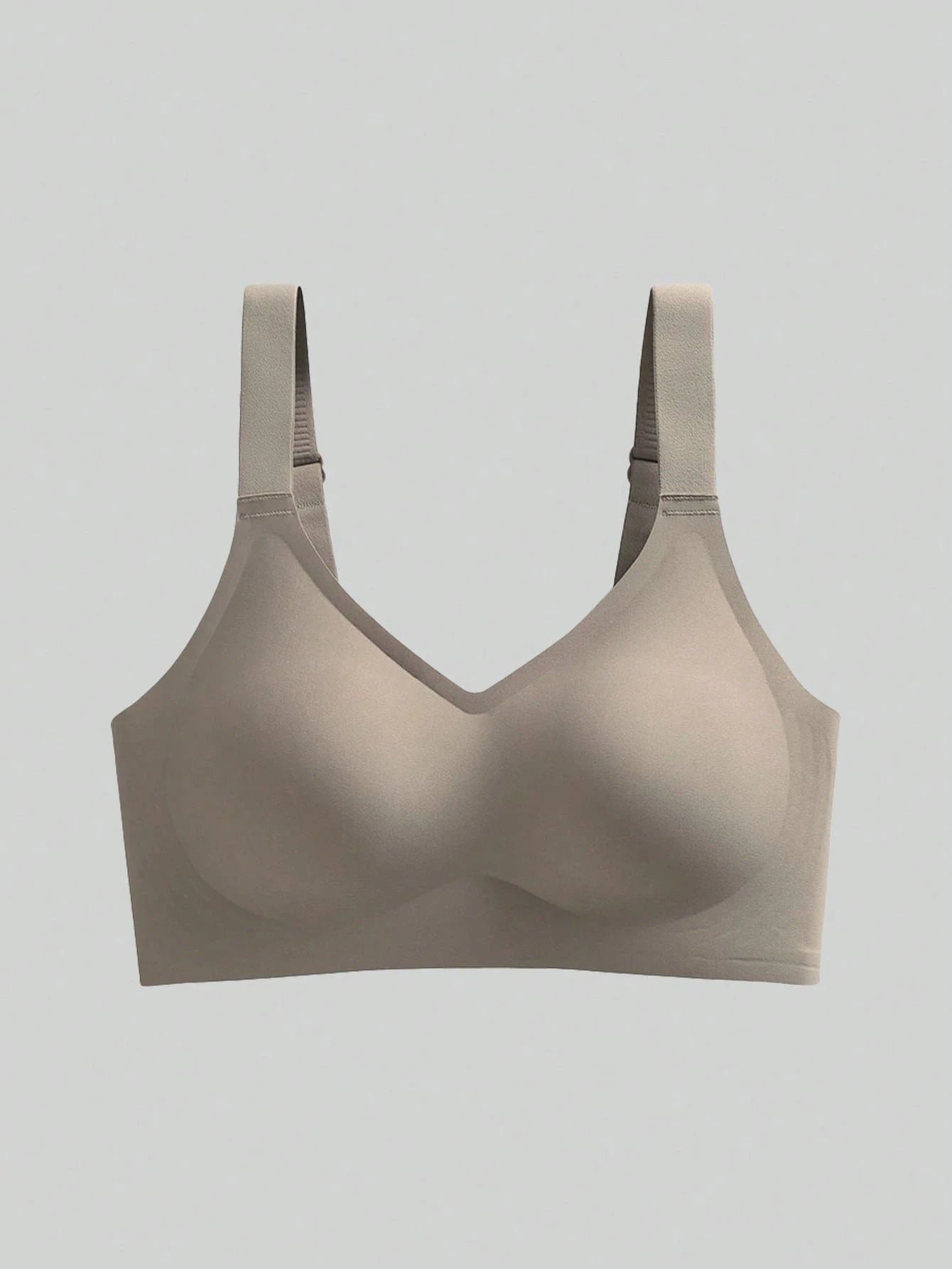Seamless Backless Wireless Thin Adjustable Strap Bra