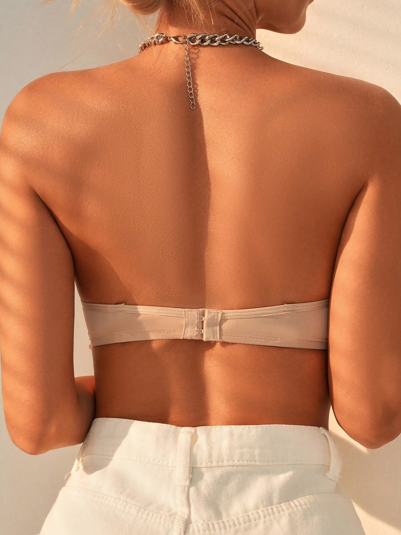 Solid Underwire Bra Strapless Bra