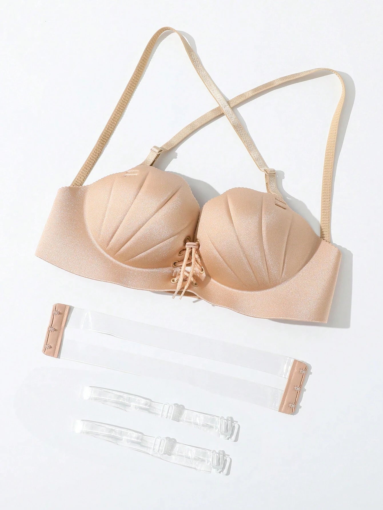 Crisscross Back Lace-up Bralette