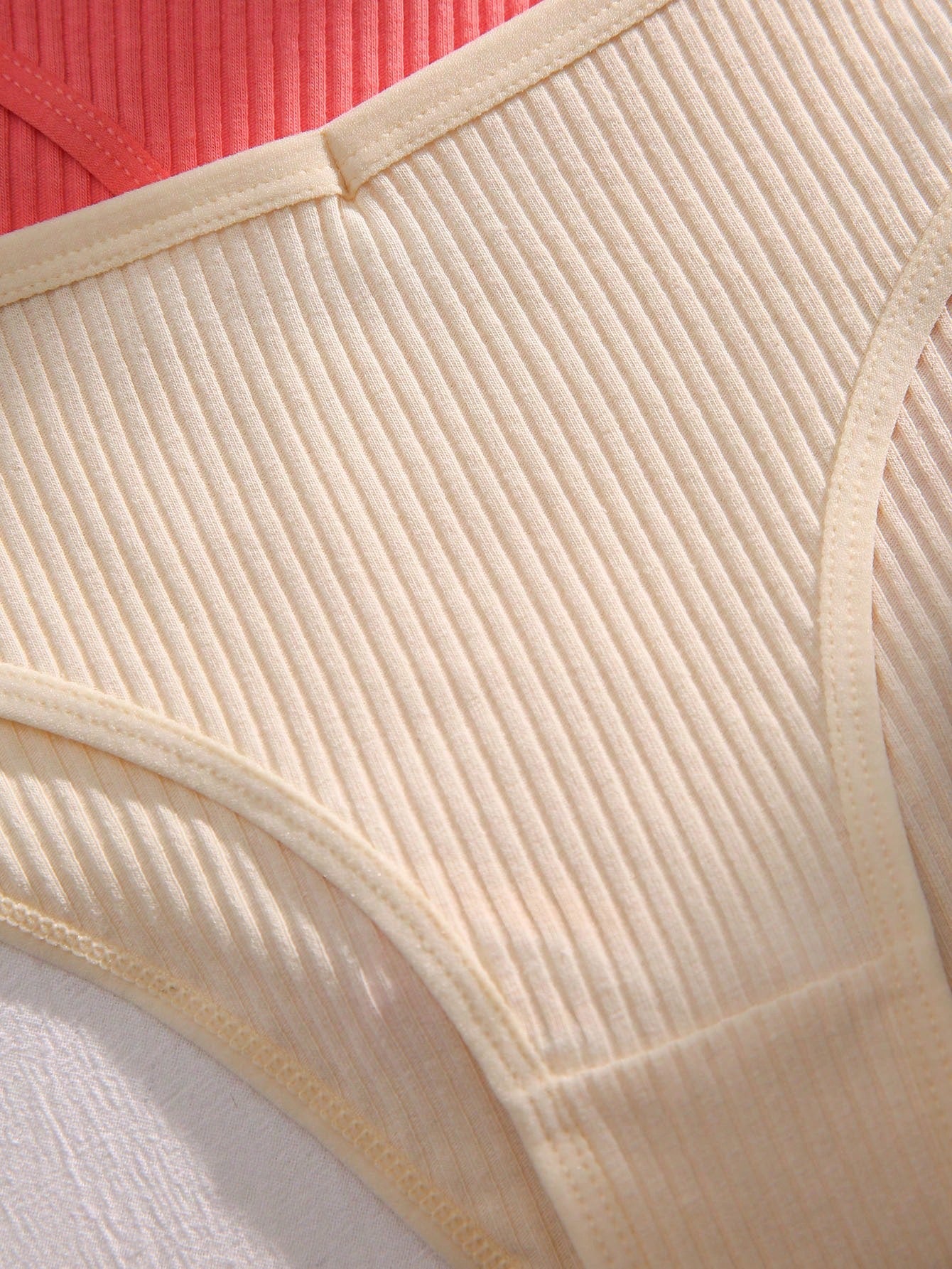 7pack Solid Rib Panty