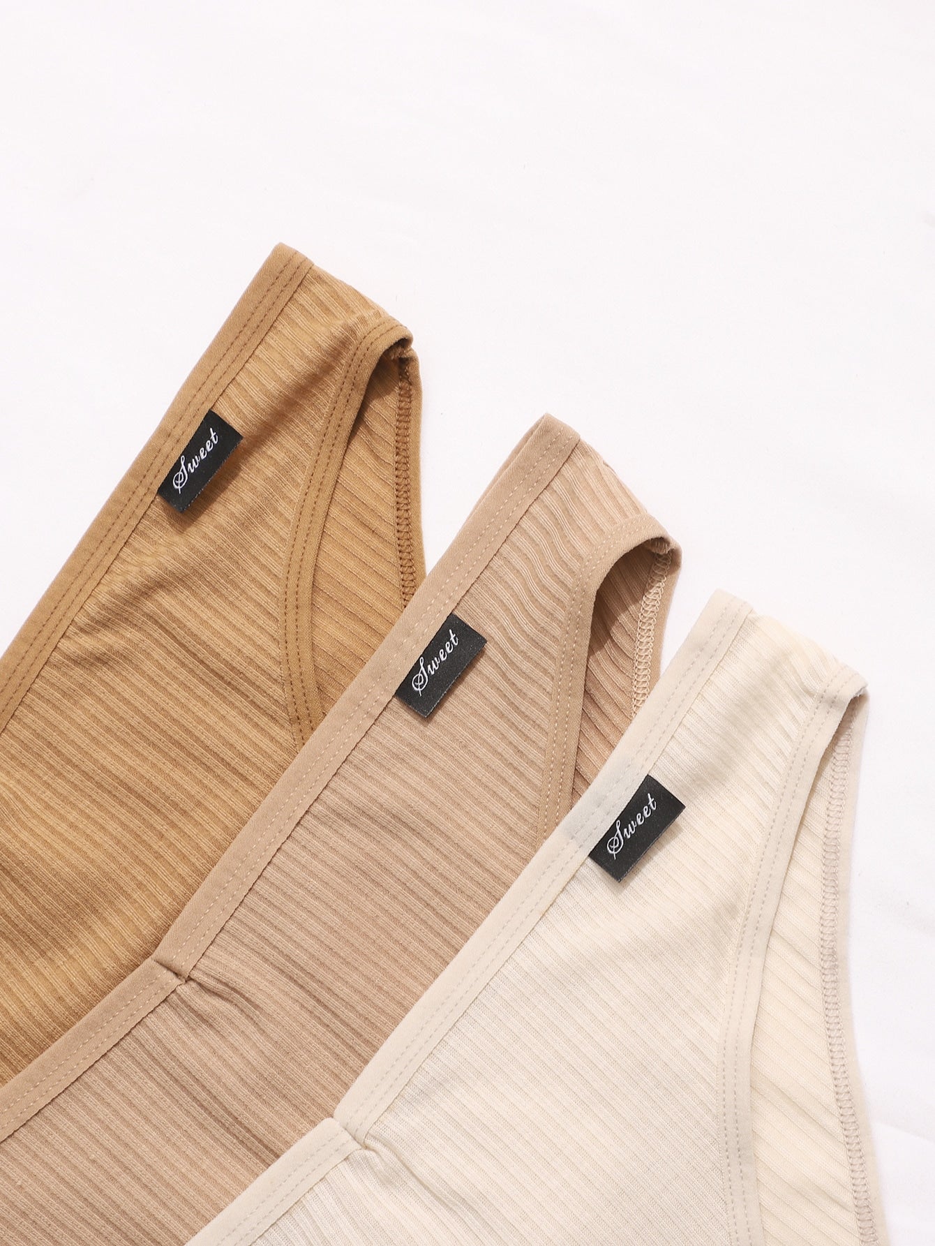 7pack Solid Rib Panty