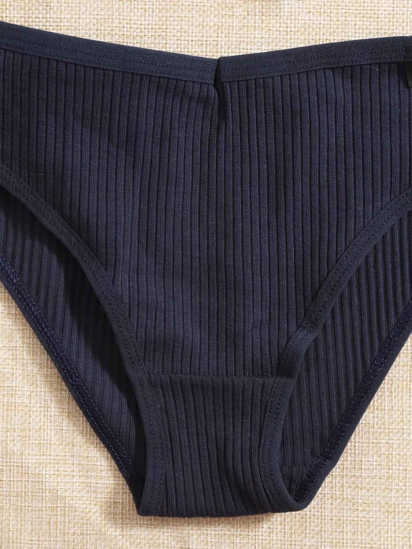 7pack Solid Rib Panty