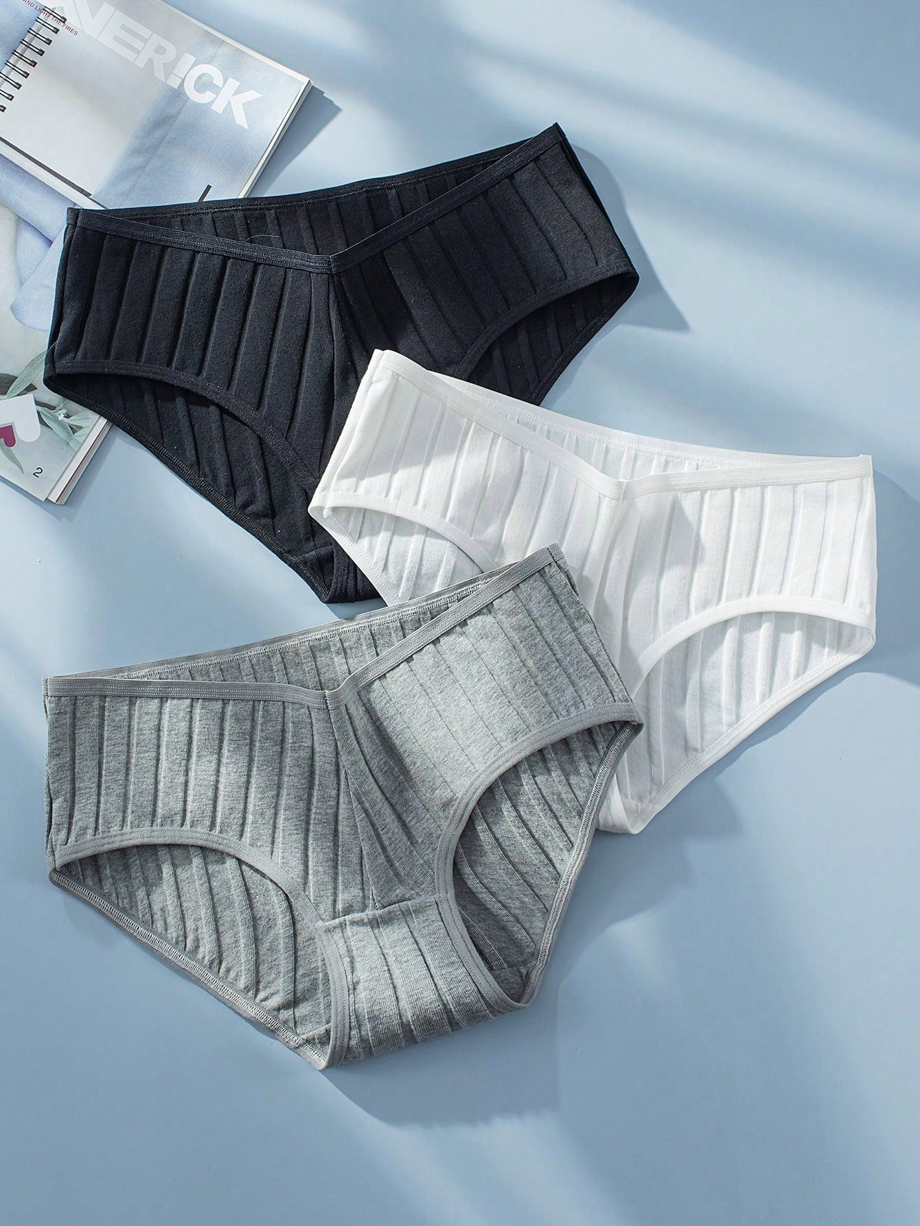 3pack Solid Panty Set S Multicolor 2