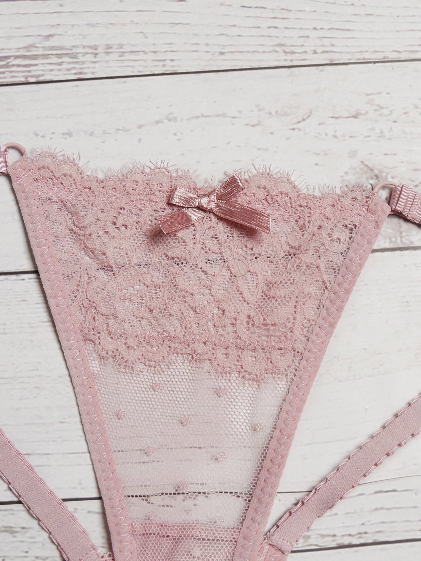 5pack Floral Lace Thong