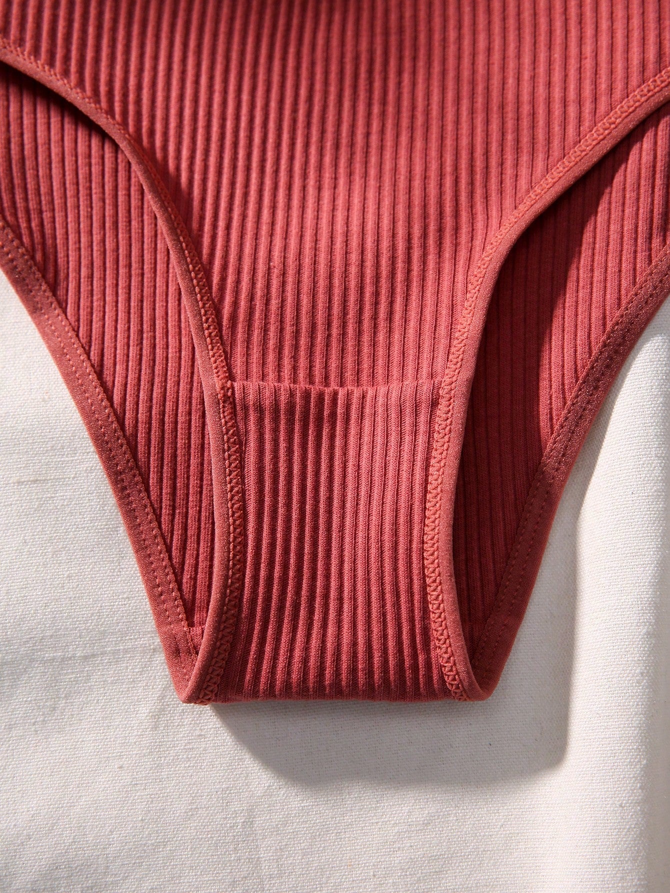 7pack Solid Rib Panty