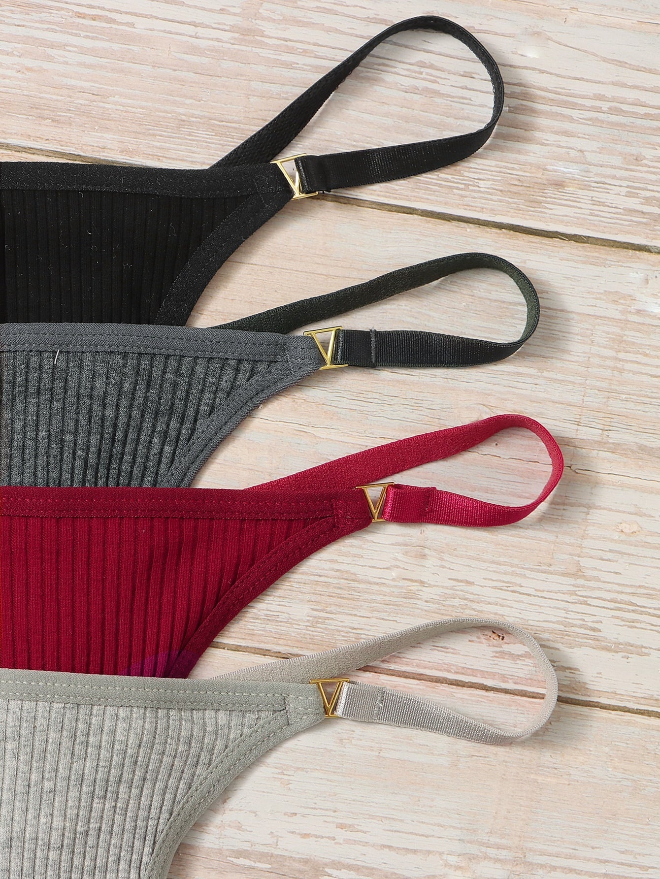 7pack Ribbed Knit Thong