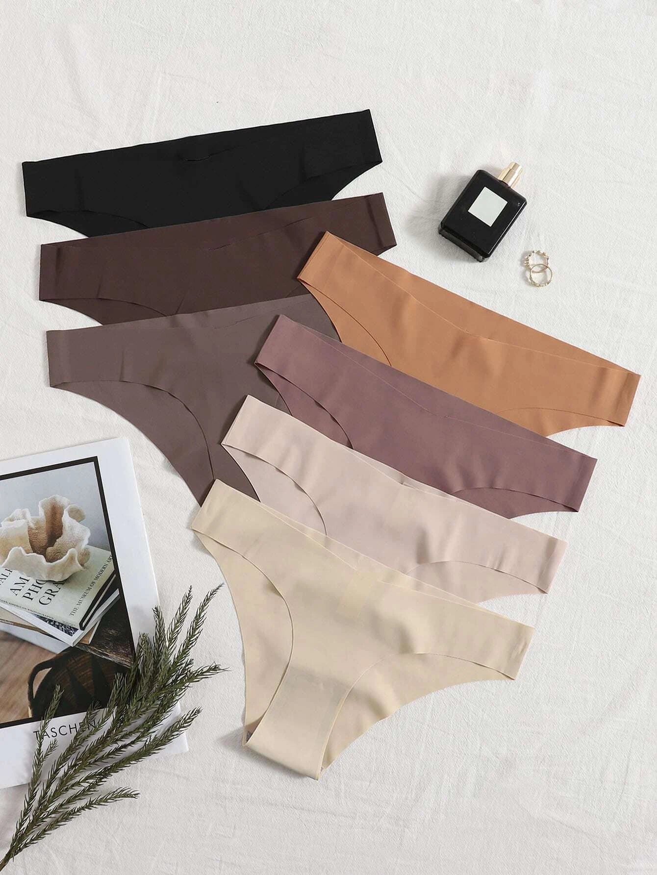 Underwear&amp;Sleepwear Basics 7pack Plain No Show Panty